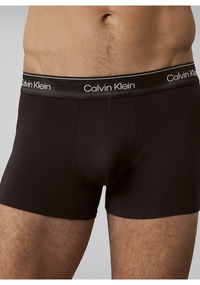 Calvin Klein Siyah Erkek Boxer Lv00nb45754o4 Trunk 3pk Çok Renkli