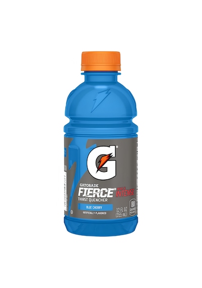 Gatorade Fierce Thirst Quencher Blue Cherry Drink 355ml