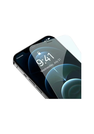 Baseus Crystal 0.3mm İphone 12 Pro Max Tempered Ekran Koruyucu 2 Adet Set- 5775