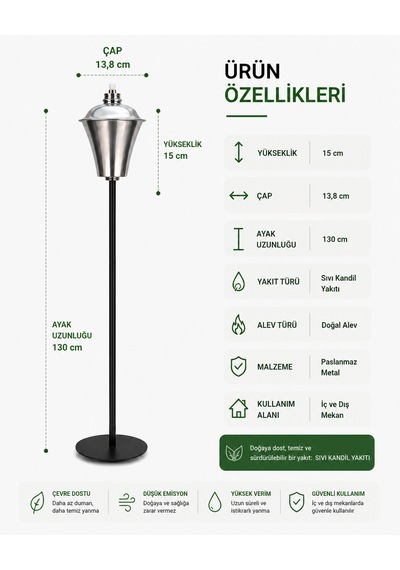 Glow Metal Meşale