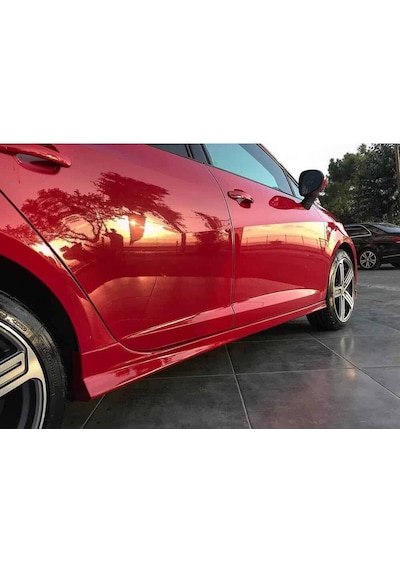 Seat İbiza Mk4 4kapı Cupra Yan Marşpiyel Seti Mat Siyah Plastik 2 Adet 2008-2017