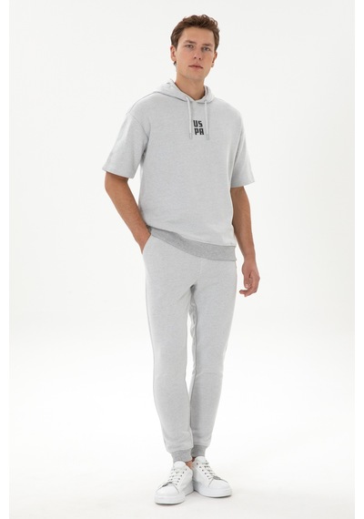 U.S. Polo Assn. U.s. Polo Assn. Erkek Gri Melanj Sweatshirt 50320030-vr086