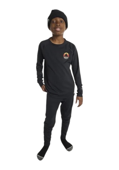 Burton Burton Lightweight Base Layer Set Unisex Çocuk Siyah Içlik Set 002 Siyah