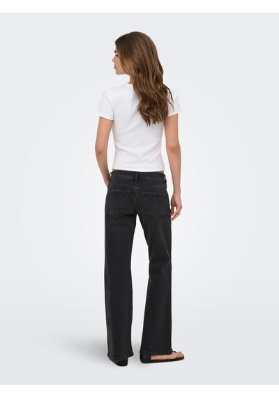 Only Onljudy-o Düşük Bel Kadın Denim Pantolon 15377238 Siyah