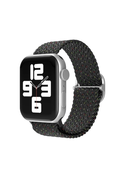 Ugr02 Apple Uyumlu Watch  38mm Star Kordon - Benekli Siyah