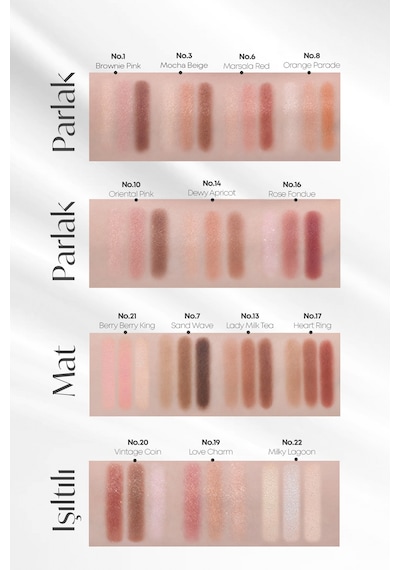 Yumuşak Dokulu, Dökülme Yapmayan 3 Renkli Göz Farı Triple Shadow No.6 Marsala Red 6