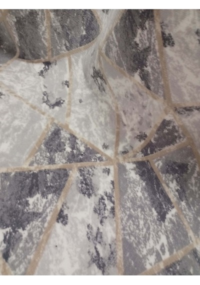 Venüs Gri Mermer Desenli Kaymaz Yıkanabilir Ince Rulo Kesilebilir Jel Halı Yeşil