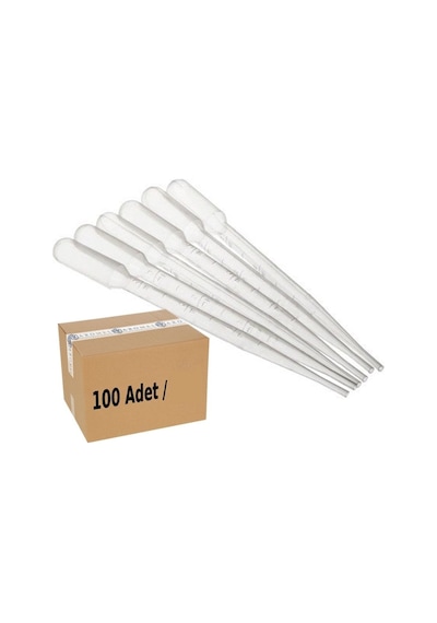 Pastör Pipet Plastik Damlalık 100 x 3 ML