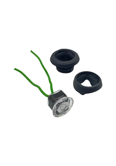 Frıstom 12v-24v Göz-ayna Altı-gündüz Sürüş Lambası Led Yeşil Çap:20 Mm E9
