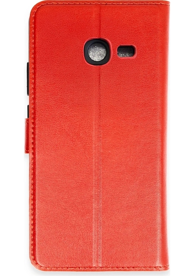 Gld-spt- Newface Samsung Uyumlu Galaxy J4 Plus Trend S Plus Kapaklı Kılıf - Kırmızı