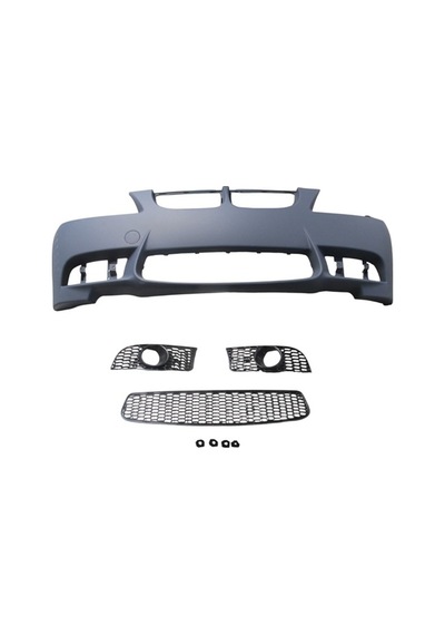 Bmw 3 Serı E90 05/09 Ön Tampon Astarlı Sıs Dlı Kapak/ızgralı/senyuvalı/çekkapaklı M3style/lcı