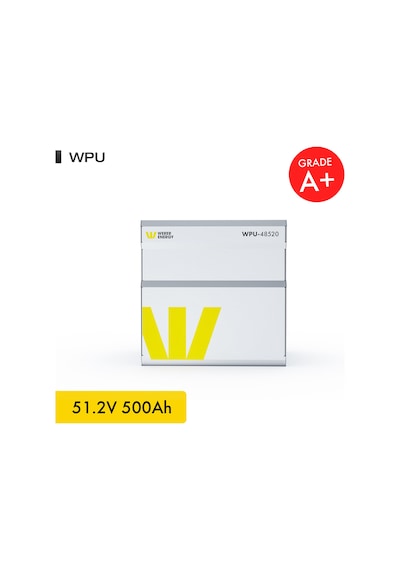 Werer Energy 48V 500Ah 26.8kW LiFePO4 WPU Series Bluetooth’lu Lityum Demir Fosfat Akü