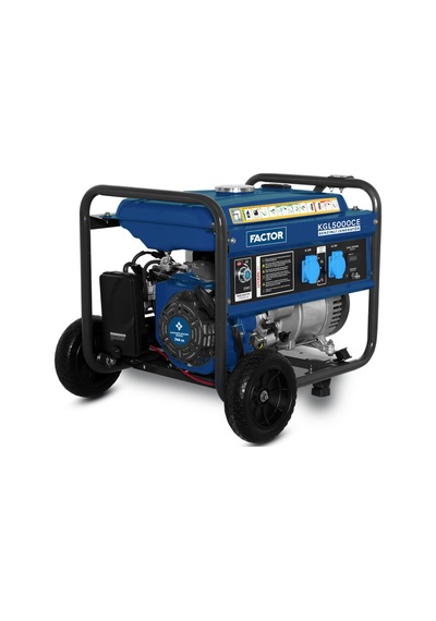 Factor 5 Kva Benzinli İpli- Marşlı Jeneratör Fckgl5000ce