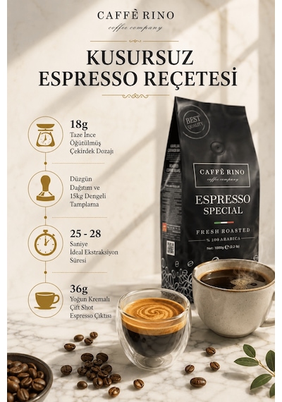 Caffe Rino Special Öğütülmüş Filtre Kahve %100 Arabica 1 KG