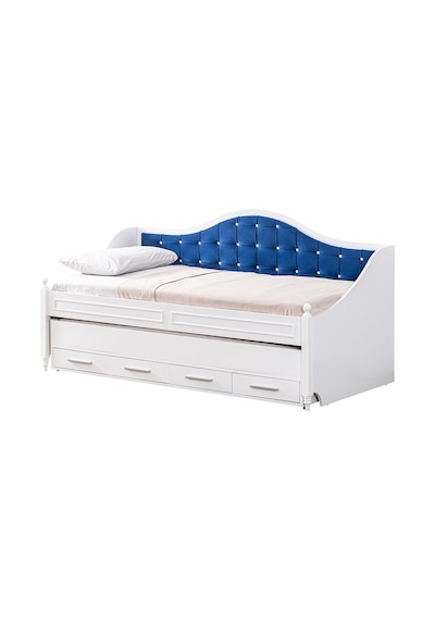 Yavrulu Yatak, Eymen Mavi Yavrulu Karyola + 2 Comfort Yatak