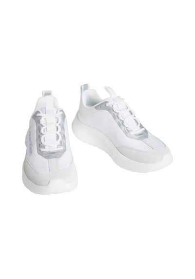 Calvin Klein Kadın Light Eva Runner Nyl-sue Ayakkabı Hw0hw0314905y Beyaz