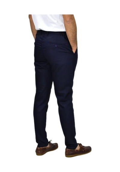 Erkek Jogger Silim Fit Kumaş Pantolon P1023 Bgl-st04504 Lacivert