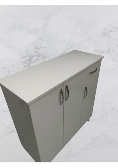 Ayakkabılık Çok Amaç Model Parlak Beyaz Hard Suntalem Demonte 5R (487884773) Beyaz
