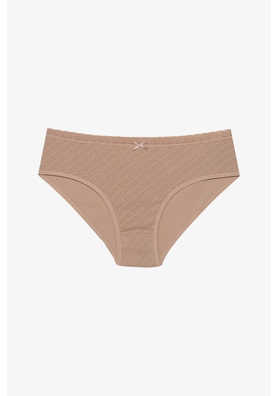 Penti Soft Pointel Basic 3'lü Pamuklu Çok Renkli Hipster Külot