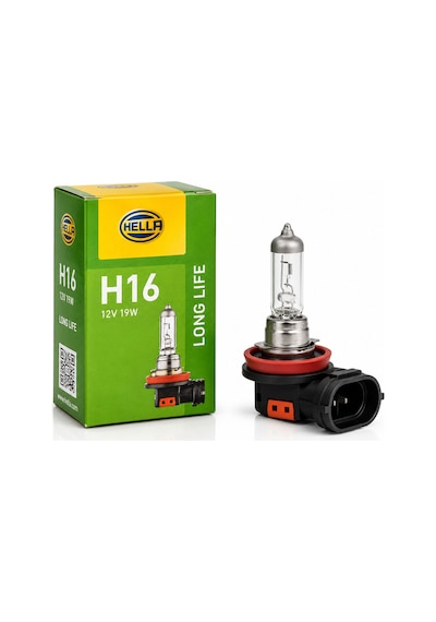 H16 Long Life 12v 19w Uzun Ömürlü Sis Farı Ve Gündüz Farı Ampulü  Tekli