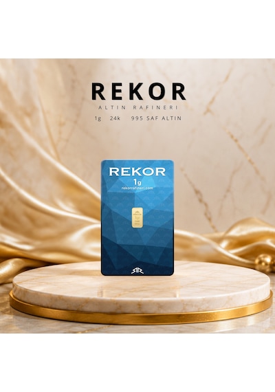 3 Adet 1 Gr 24 Ayar Altın 995 Rekor
