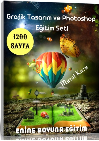 Grafik Tasarım ve Photoshop Eğitim Seti 2 Süper Kitap