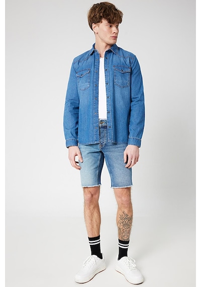 Loft Slim Fit Erkek Şort Lf2032721 Mavi