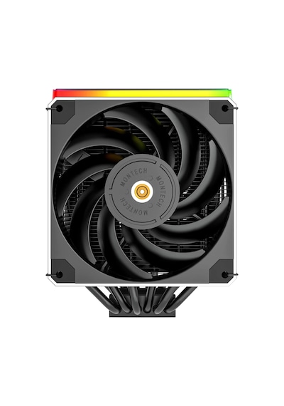 Montech Metal Dt24 Premıum Hava Soğutucu , Yüksek Performanslı Çift Kule Cpu Soğutucu, 2x Metal 120