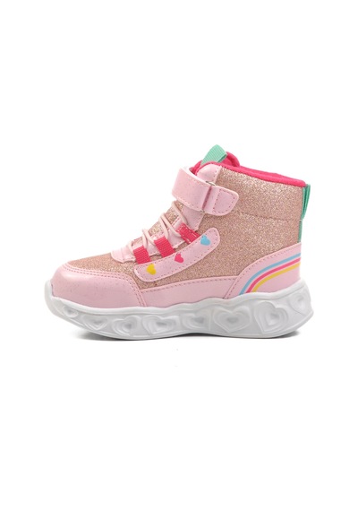 Ayakmod Pudra Polyester Karışımlı Kız Çocuk Bot Kids B Pudra