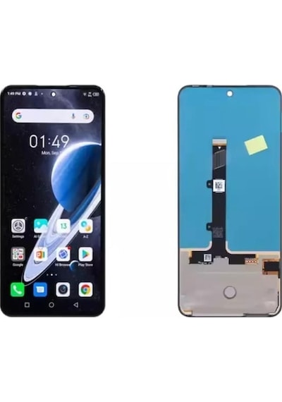 Infinix Hot 50 Pro Uyumlu Lcd Ekran Dokunmatik + B7000 15ml Yapıştırıcı Ld-01 Siyah