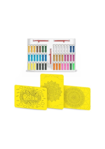Yetişkin Kum Boyama Seti-sand Art-relax Ve Tangram 3in1 Yk-02