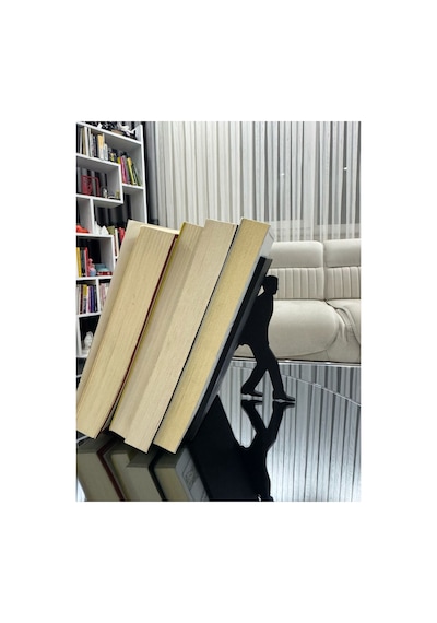 Modern Silüet İnsan Figür Kitap Tutucu Masa Dekoru Yeni İş Hediye