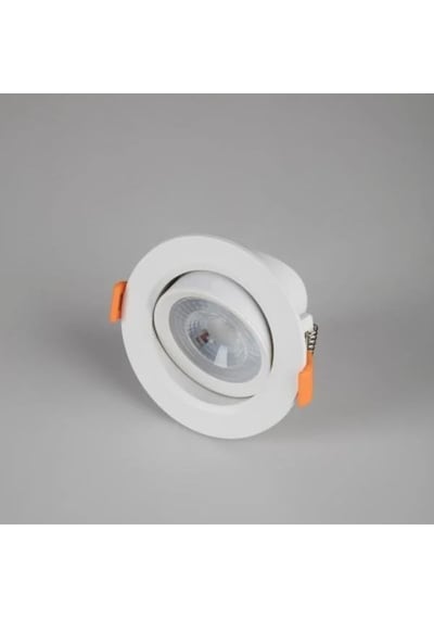 Ct-5204 Akik 7 Watt Led Spot Beyaz Kasa Beyaz Işık