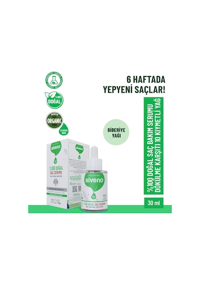 Ayrex %100 Doğal Saç Bakım Serumu Biberiye Yağlı Dökülme Karşıtı Onarıcı 10 Mucizevi Yağ 30 Ml
