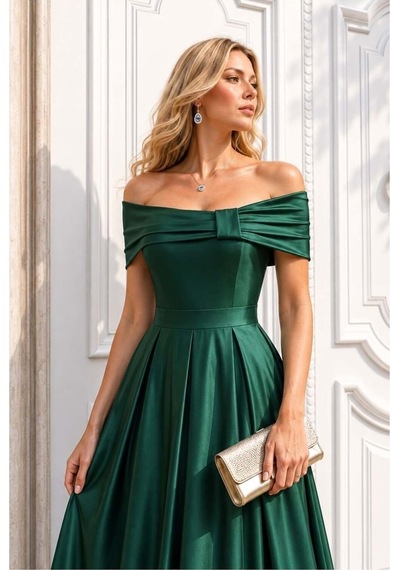 DefyModa Kadın Yeni Sezon Saten Kumaş Straplez Maxi Abiye Elbise Zümrüt DefyModa Kadın Yeni Sezon Saten Kumaş Straplez Maxi Abiye Elbise Zümrüt