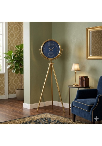 Majestic Gold Tripod Ayaklı Salon Saati