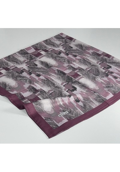 Miray Nevada Büyük Boy Organik Pamuk Eşarp - 120 X 120 - 06451 Mürdüm