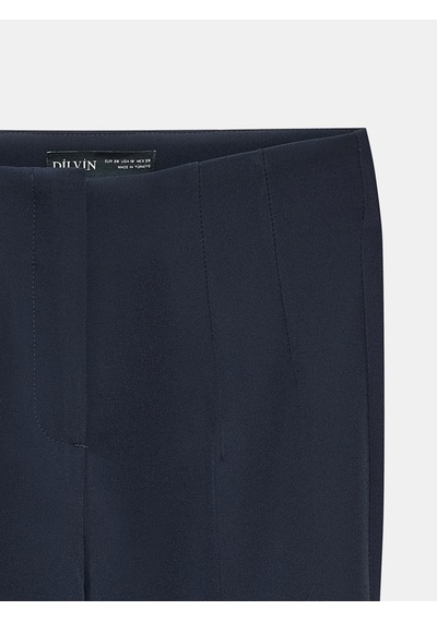 Dilvin 72260 Pens Detaylı Kumaş Pantolon-lacivert Lacivert