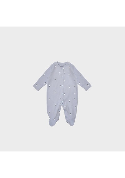 Bibaby Biorganic Love Floral 10 Parça Hastane Çıkış Seti 63243 Ekru Lila Ekru Lila Ekru - Lila