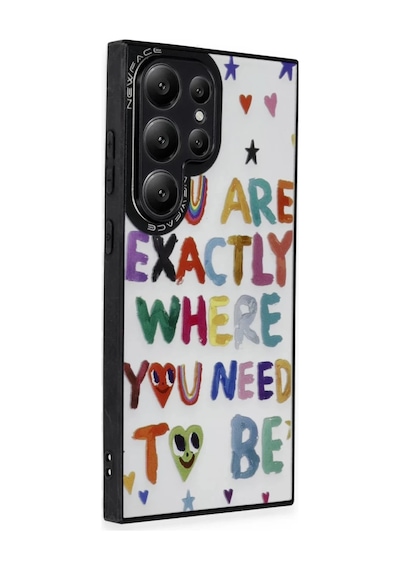 Newface Samsung Galaxy S24 Ultra Kılıf Mirror Desenli Kapak - Mirror - 10 Çok Renkli