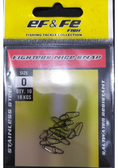 Ef&Fe Fıghters Nıce Snap - Rapala Jig Klips- 00-0-1-2- Numara