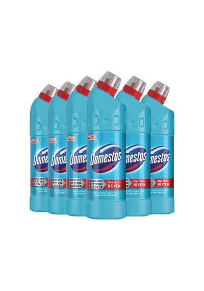 Domestos Çamaşır Suyu Yoğun Kıvamlı Okaliptus Ferahlığı 750 Ml X6 Diğer