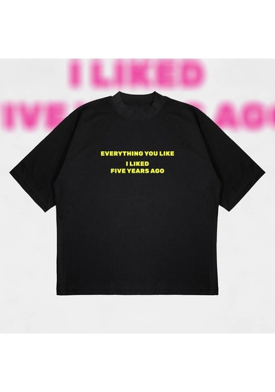 Tarzsokak Everything You Like Oversize Unisex Pamuklu Nefes Alan Kalın Kumaşlı Siyah Tarzsokak Everything You Like Oversize Unisex Pamuklu Nefes Alan Kalın Kumaşlı Siyah