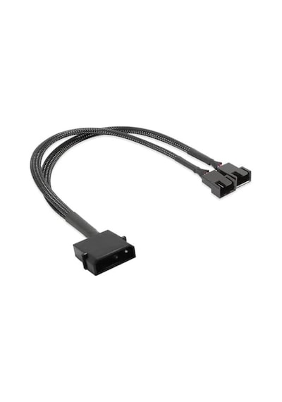 3C Fan Çoklayıcı 2 Port Y Pwm 4 Pin Splitter Çoklayıcı Switch Kablosu 5025