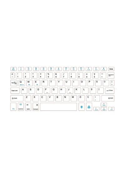 Kyb71 Kablosuz Türkçe Q Klavye Mouse Set - Açık Yeşil Diğer