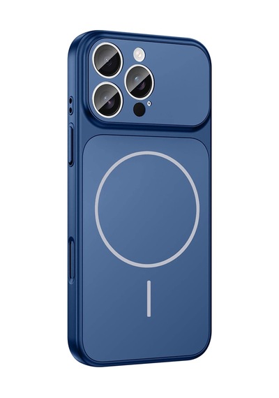 Apple Uyumlu iPhone 15 Pro Max Kılıf Zore M-safe Şarj Özellikli Kamera Korumalı Formen Kapak