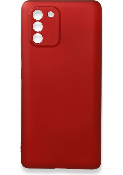Newface Samsung Galaxy Uyumlu A91 / S10 Lite Kılıf First Silikon Semeglbl - 81 - Bordo