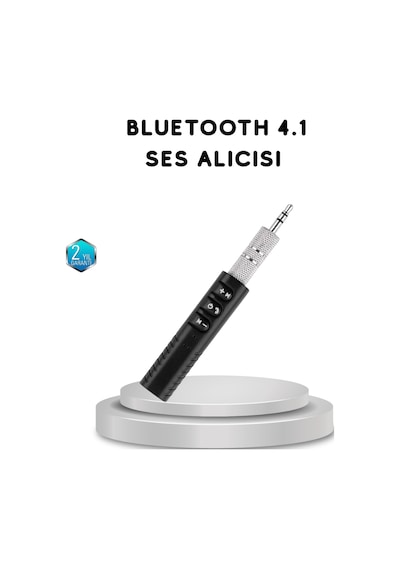 Mini Bluetooth Ses Alıcısı 3.5mm Girişli Kablosuz Müzik Adaptörü