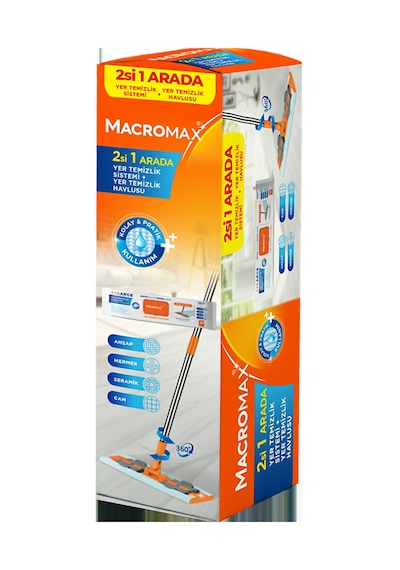 Macromax Famous 2 Si Bir Arada Yer Temiz Çok Renkli