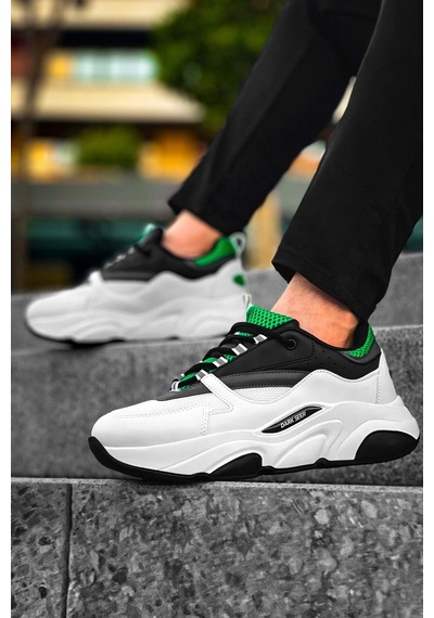 Dark Seer Ds K.mj1838 Sneaker 2025 Kadın Beyaz - Yeşil